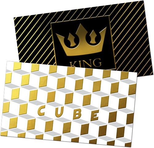 Raised Foil Cards